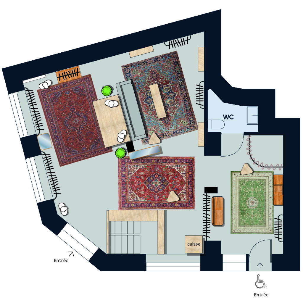 Magasin de vêtement - Design Universel