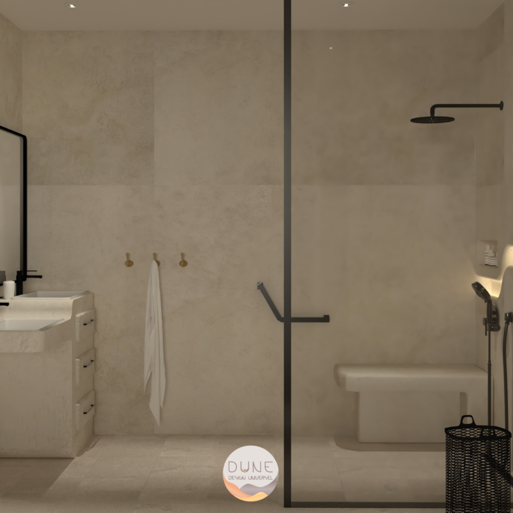 Conception de la bastide du moulin hotel du groupe Ducasse par DUNE